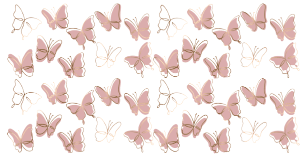 Butterflies BUT1 Web 3D UV Stickers : Rose gold & Pink Butterflies 11oz Mug, 12oz, 16oz Libbey/Cola Glass BUT1)