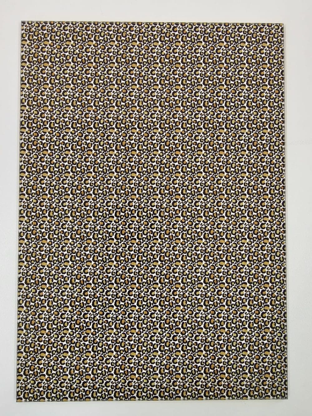 A4 Lepoard Print 01 SS Reverse Print on CLEAR FRONT d Acrylic Blanks : Patterned LEOPARD PRINT 04 Clear Boards (A6, A5, A4, 30 by 30cm, A3 Single Sided Only)
