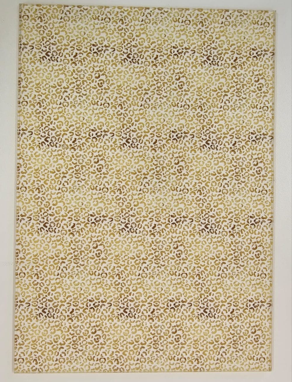 A4 Lepoard Print 01 SS Reverse Print on CLEAR FRONTb Acrylic Blanks : Patterned LEOPARD PRINT 02 Clear Boards (A6, A5, A4, 30 by 30cm, A3 Single Sided Only)