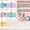 Colourful PearlAll Teckwrap : Colour Pearl Adhesive Range (30 by 30cm)
