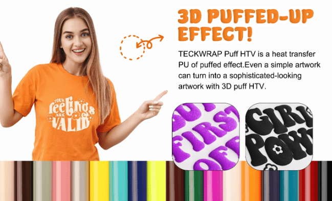Puff HTV4 Teckwrap : Puff HTV Range (30 by 25cm)