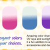 UVColourTW2 Teckwrap : Permanent UV Colour Changing Adhesive Vinyl Range (30 by 30cm)