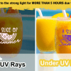 UVColourTW3 Teckwrap : Permanent UV Colour Changing Adhesive Vinyl Range (30 by 30cm)