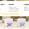 UVColourTW4 Teckwrap : Permanent UV Colour Changing Adhesive Vinyl Range (30 by 30cm)