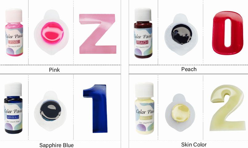 Resin Supplies : 24 Colour 10ml Colouring Paste Set