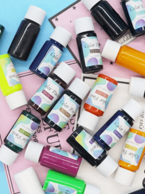 Resin Supplies : 24 Colour 10ml Colouring Paste Set