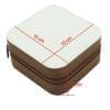 Jewllaryboxes Sublimation : PU Leather Jewelry Box for Sublimation (10 by 10 by 5cm)