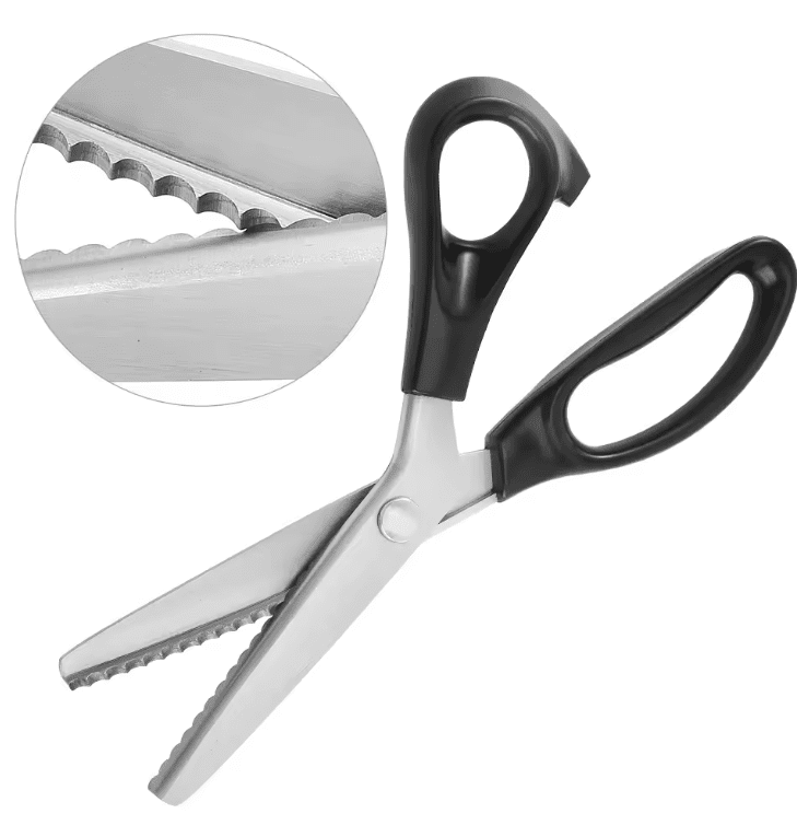 Arts & Crafts : Steel Zig Zag 4mm Pinking Shear Scissors