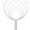 Cake Toper CirclesAll2 Laser Acrylic Shapes : CLEAR Circle Cake Toppers (8, 10, 12, 15, 18, 20cm)