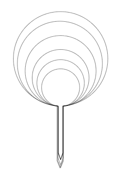 Cake Toper CirclesAll2 Laser Acrylic Shapes : CLEAR Circle Cake Toppers (8, 10, 12, 15, 18, 20cm)