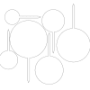 Cake Toper CirclesAll2b Laser Acrylic Shapes : CLEAR Circle Cake Toppers (8, 10, 12, 15, 18, 20cm)