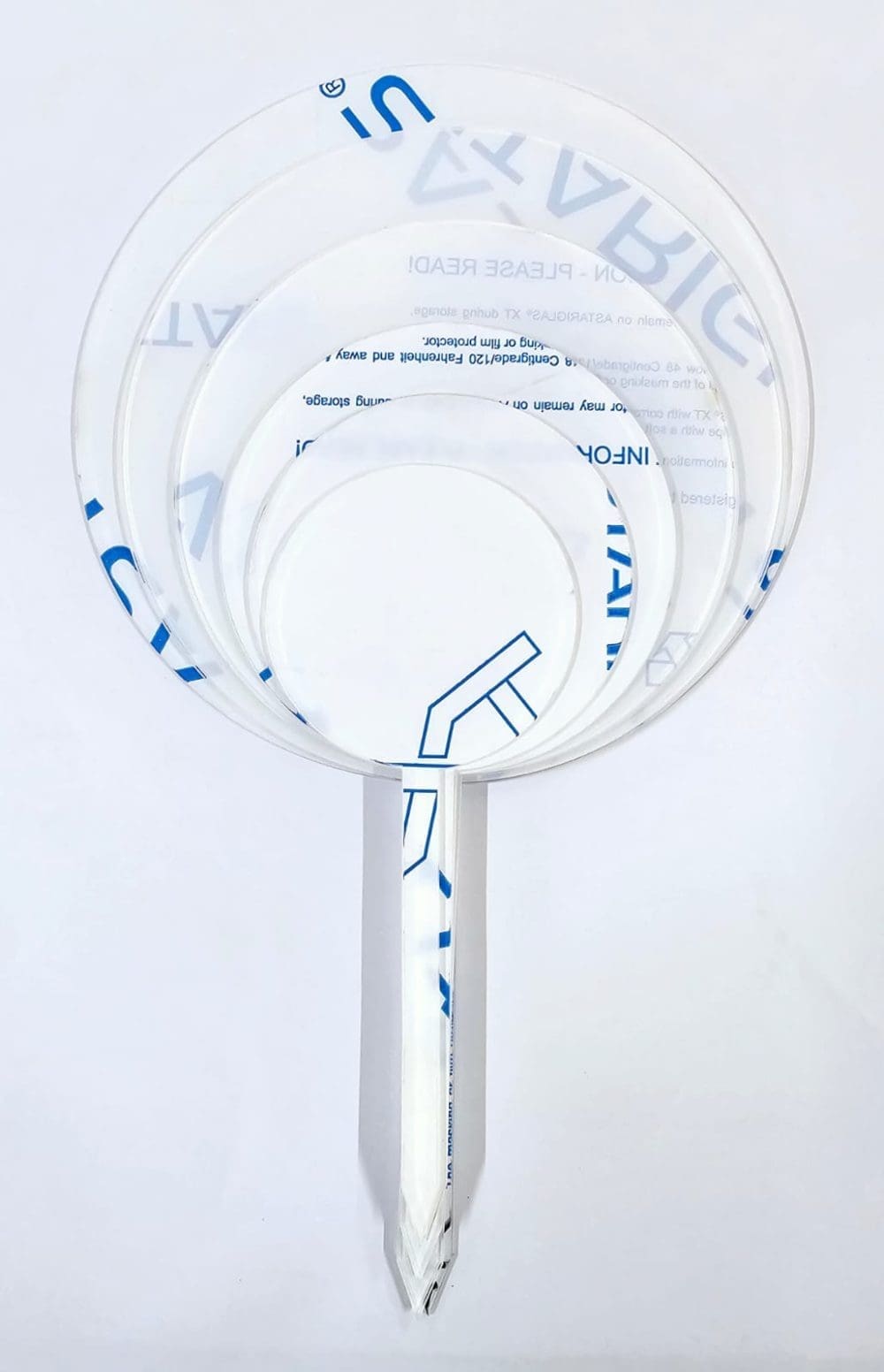 Circle Cake Topper All Laser Acrylic Shapes : CLEAR Circle Cake Toppers (8, 10, 12, 15, 18, 20cm)