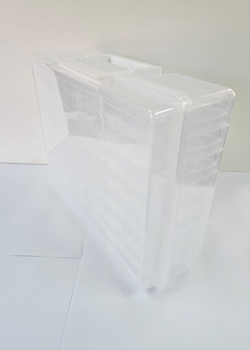 Arts & Crafts : 17 Piece Storage Container with 16 Inner Cases Plastic Storage Boxes with handle