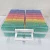 Arts & Crafts : 17 Piece Storage Container with 16 Inner Cases Plastic Storage Boxes with handle