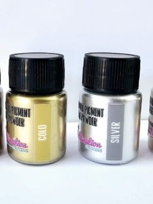 Resin Supplies : Shimmer Metallic Pigment Pearlescent Powder Set (4 Colours)