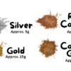Resin Supplies : Shimmer Metallic Pigment Pearlescent Powder Set (4 Colours)