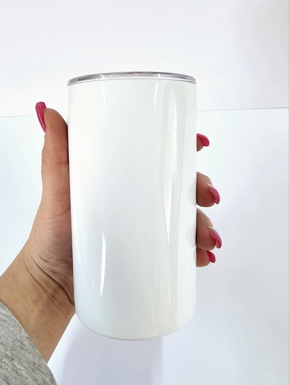 Body In Hand Sublimation Blanks : 12oz Straight White Tumbler