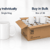 Sublimation Blanks : 11oz White A Grade Mugs (Individual or box of 36)
