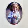 Laser Sublimation Blanks : 3mm Super Glossy OVAL Single Sided MDF Fridge Magnet