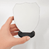 Laser Sublimation Blanks : 3mm Super Glossy Sublimation MDF Shield Style Award/Trophy (Small, Medium & Large)