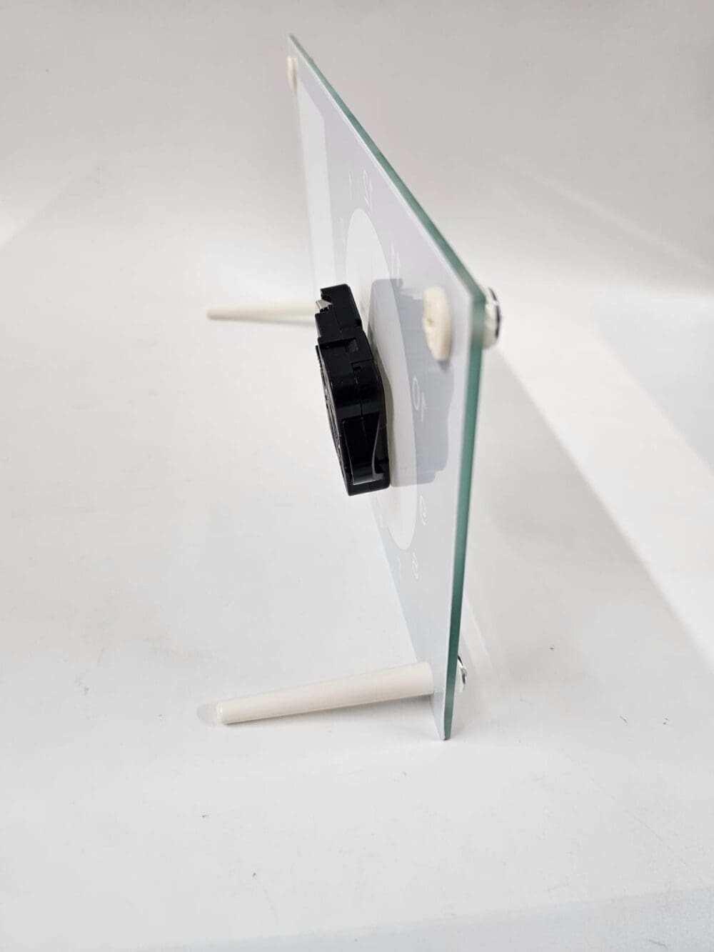 Glass Photo Frame Clock Side Sublimation Blanks : Rectangular Mirror Glass Clocks For Sublimation (Includes a Photo Frame)
