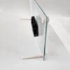 Glass Photo Frame Clock Side Sublimation Blanks : Rectangular Mirror Glass Clocks For Sublimation (Includes a Photo Frame)