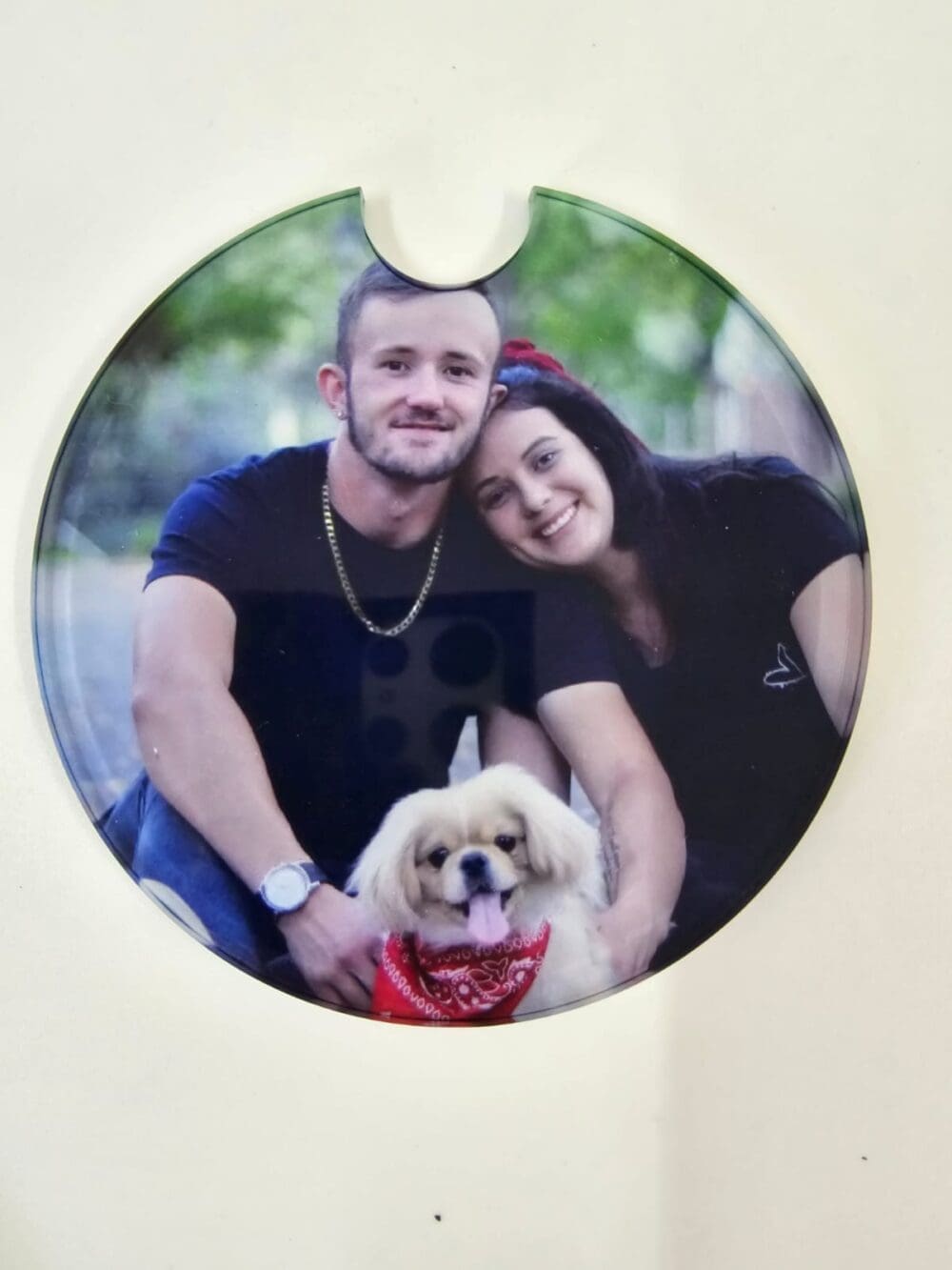 Laser Sublimation Blanks : 3mm Subli-Acrylic License Disc Holder with 3m Double Sided tape