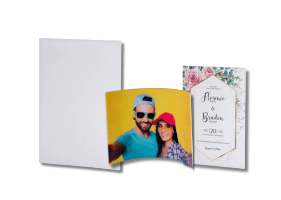 A6 Photo Card Sublimation Blanks : 3mm White Sublimer A6 Photo Card