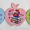 Apple Laser Sublimation Blanks : Super Glossy 3mm Single Sided COASTERS Sublimation MDF (House, Apple, Circle, Square Sharp, Square Rounded, Heart)