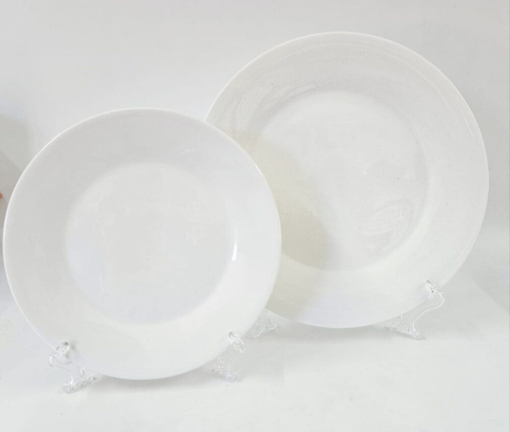 Ceramic Plate Group Sublimation Blanks : Ceramic Plates (With Clear Stand) (TTX)