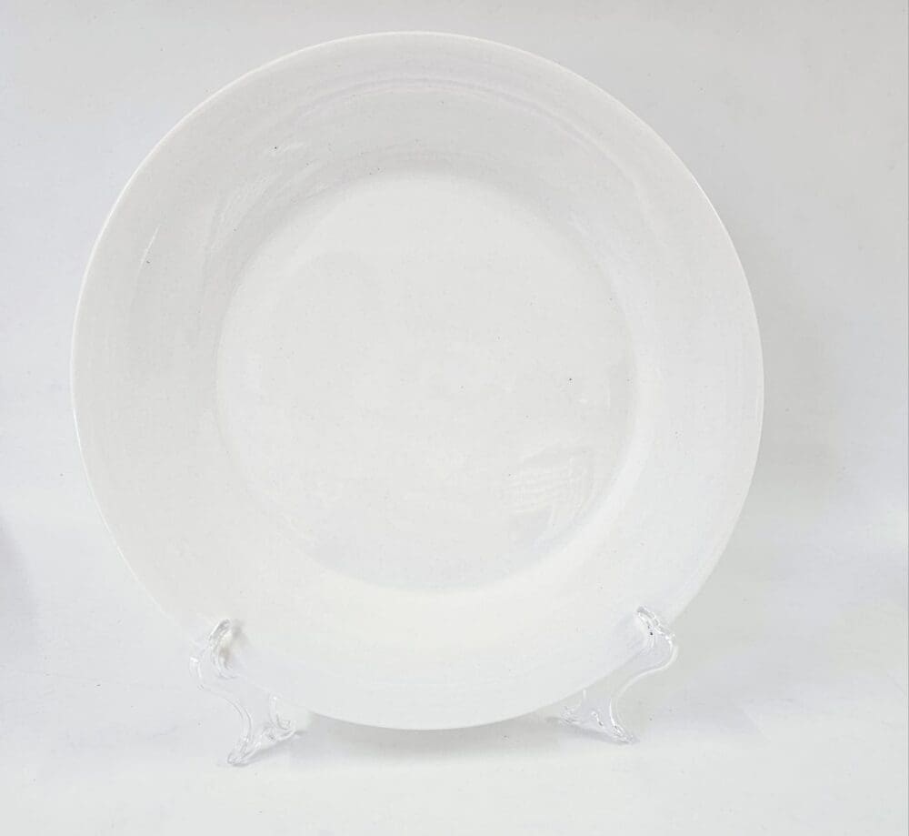 Ceramic Plate Single Sublimation Blanks : Ceramic Plates (With Clear Stand) (TTX)