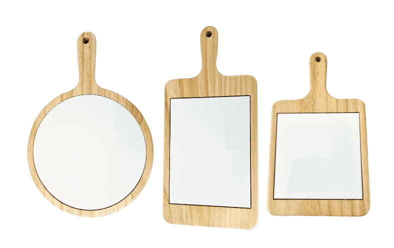 Group Sublimation Blanks : Wooden, Ceramic Platter Plates (TTX)