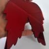 Laser Acrylic Shapes : MIRROR Acrylic Christmas Tree Shapes : Angel Wings Small/Large (3mm) [Black, Purple, Pink, Red, Blue]
