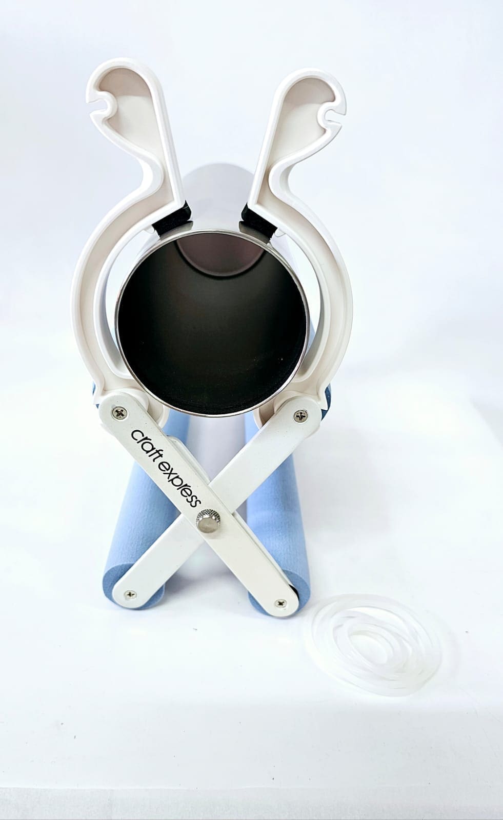 Craft Express Adjustable Tumbler/Cup Cradle Holder with Pincher Clip