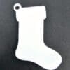 Laser Acrylic Shapes : CLEAR Acrylic Christmas Tree Shapes : Stocking (1.5, 2, 3 & 5mm)