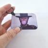 Subli Rect Keychain3 Laser Sublimation Blanks : 3 or 4mm RECTANGLE, 7.3 by 5cm Portrait or Landscape Subli-Acrylic, Disc + with split keyring & clip