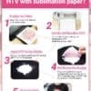 Teckwrap : Sublimation HTV Matte White Roll (30cm wide by 1.524m)