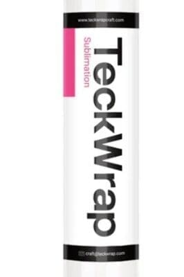 TeckwrapSubHTV5 Teckwrap : Sublimation HTV Matte White Roll (30cm wide by 1.524m)