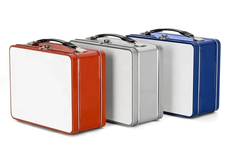 Sublimation Blanks : Rectangle Tin for lunch or storage container