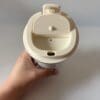Top Open Lid Sublimation Blanks : 450ml Beige Stainless Steel Latte Mug