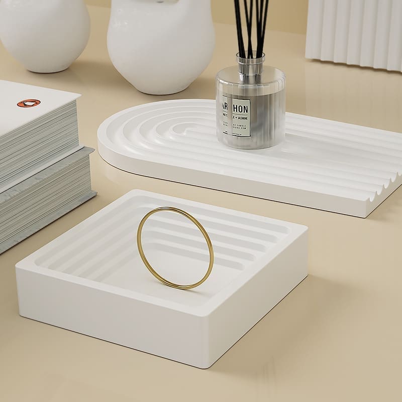 Wave Group7 Silicone Moulds : Various Sized Wave Shaped Silicone Moulds Trays