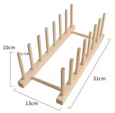 Rack Gypsogem Blanks : Wooden Storage Rack