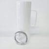 20oz white With handle ld in front Sublimation Blanks : 20oz White Tumbler (With Handle) (TTX)