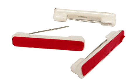 AdhesivePin Self adhesive badge pins for Badge/Name Tags (3.5 by 0.8cm)