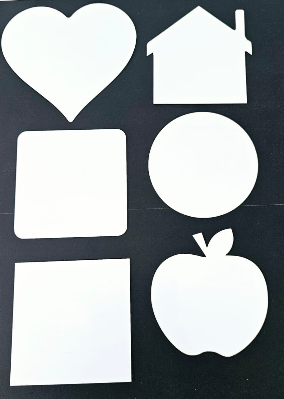 Sublimation Blanks : SUBLI-PRET Coasters (6 Styles) Set of 5 Per pack