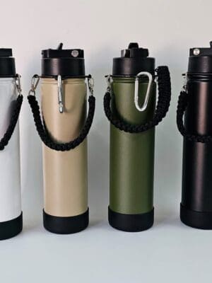 Sublimation Blanks, UV Sticker, Adhesive Vinyl or Engraving : 24oz Rope Tumblers (TTX)
