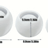 3PieceFlowerPot3 Resin & Epoxy : 3 Piece Floral/Pot Plant Silicone Mould (3 Sizes) [Code TU184_A)