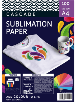 Sublimation Blanks : A4 Cascade Sublimation Paper (Pack of 100)