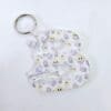 Easter Alpha B3 Laser Sublimation Blanks : 3 or 4mm Easter Alpha Subli-Acrylic Keychain (A to Z) with split keyring & clip