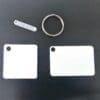 Sublimation Blanks : Aluminium Double Sided Keychains (TTX)